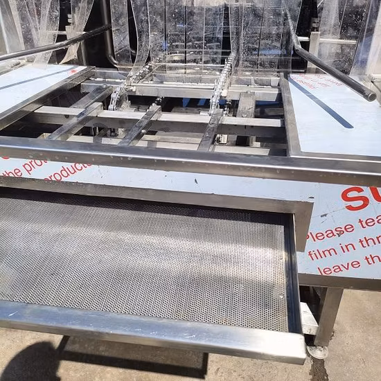 산업 자동 전기 플라스틱 계란 트레이 세척 플라스틱 바구니 청소 기계 자동 처리 장비